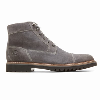 Botas Rockport Marshall Rugged Inside Zip Homem Cinzentas PT-91428